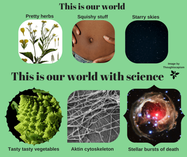 World with science