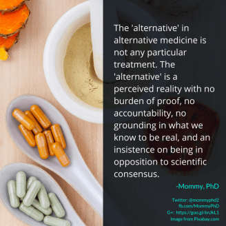 alternative medicine mommy phd